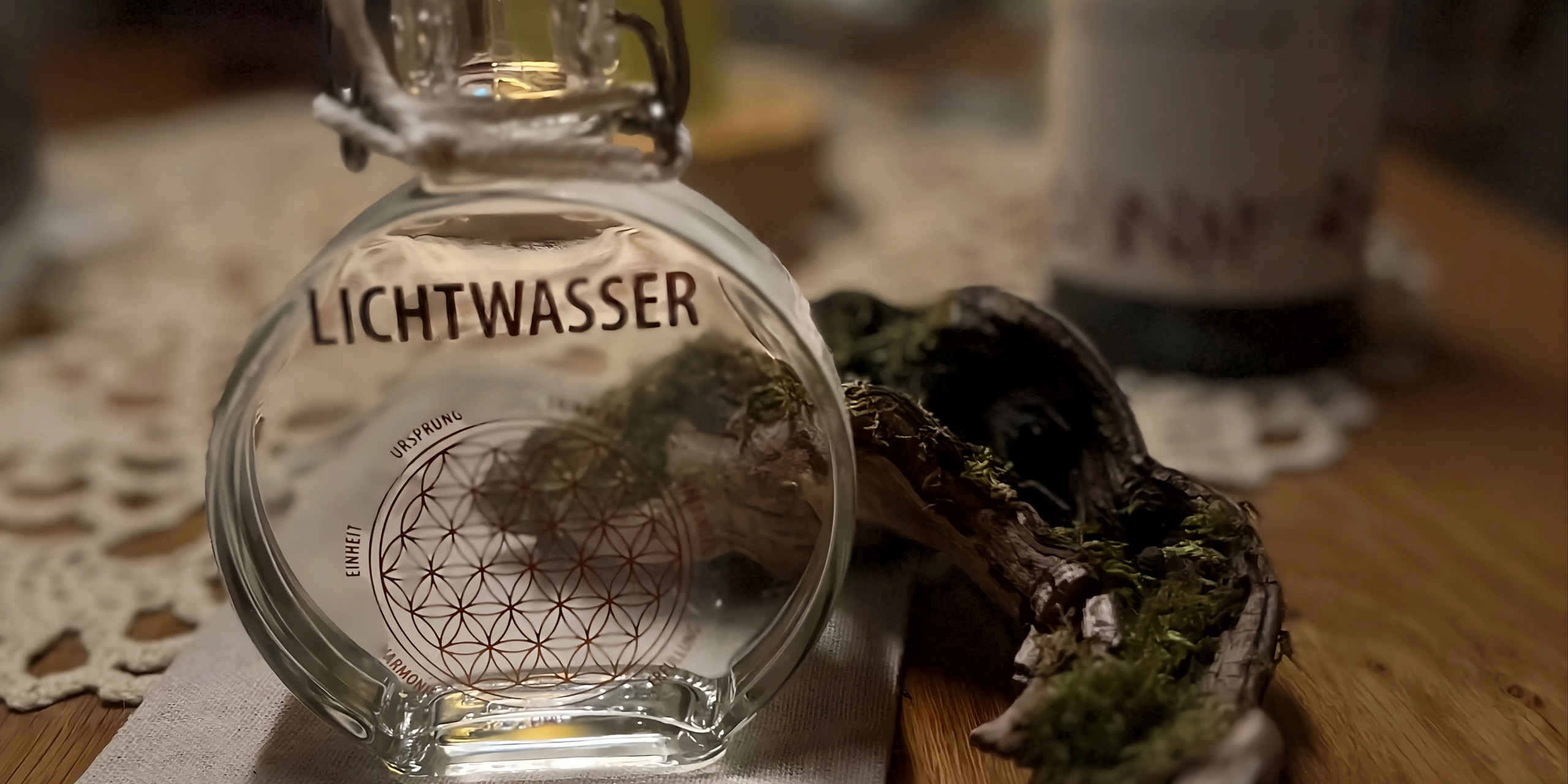Lichtwasser als symbolischer Begleiter für bewusste und meditative Momente